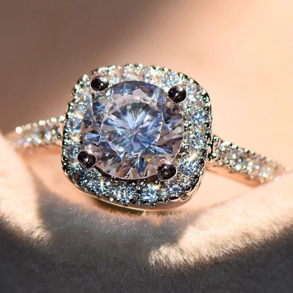 Square Stone Ring